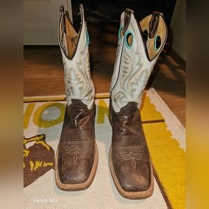 Mens Justin Bent Rail Cowboy Boots Size 9.5D Br313